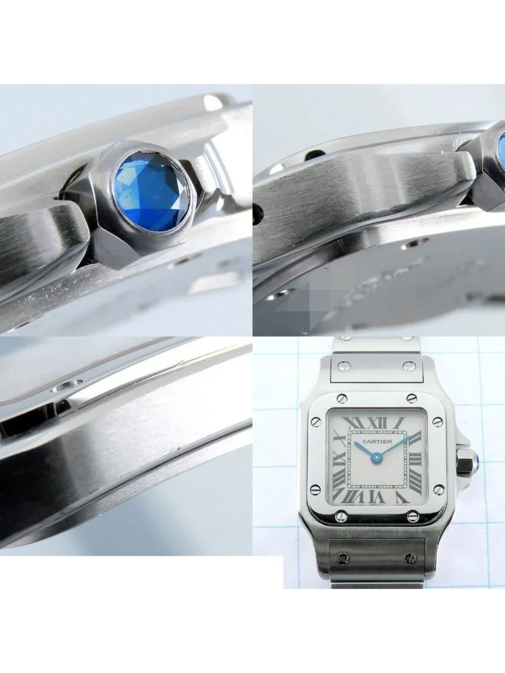 Cartier Santos Galbee SM Ivory SS Santos de Cartier Watch Quartz